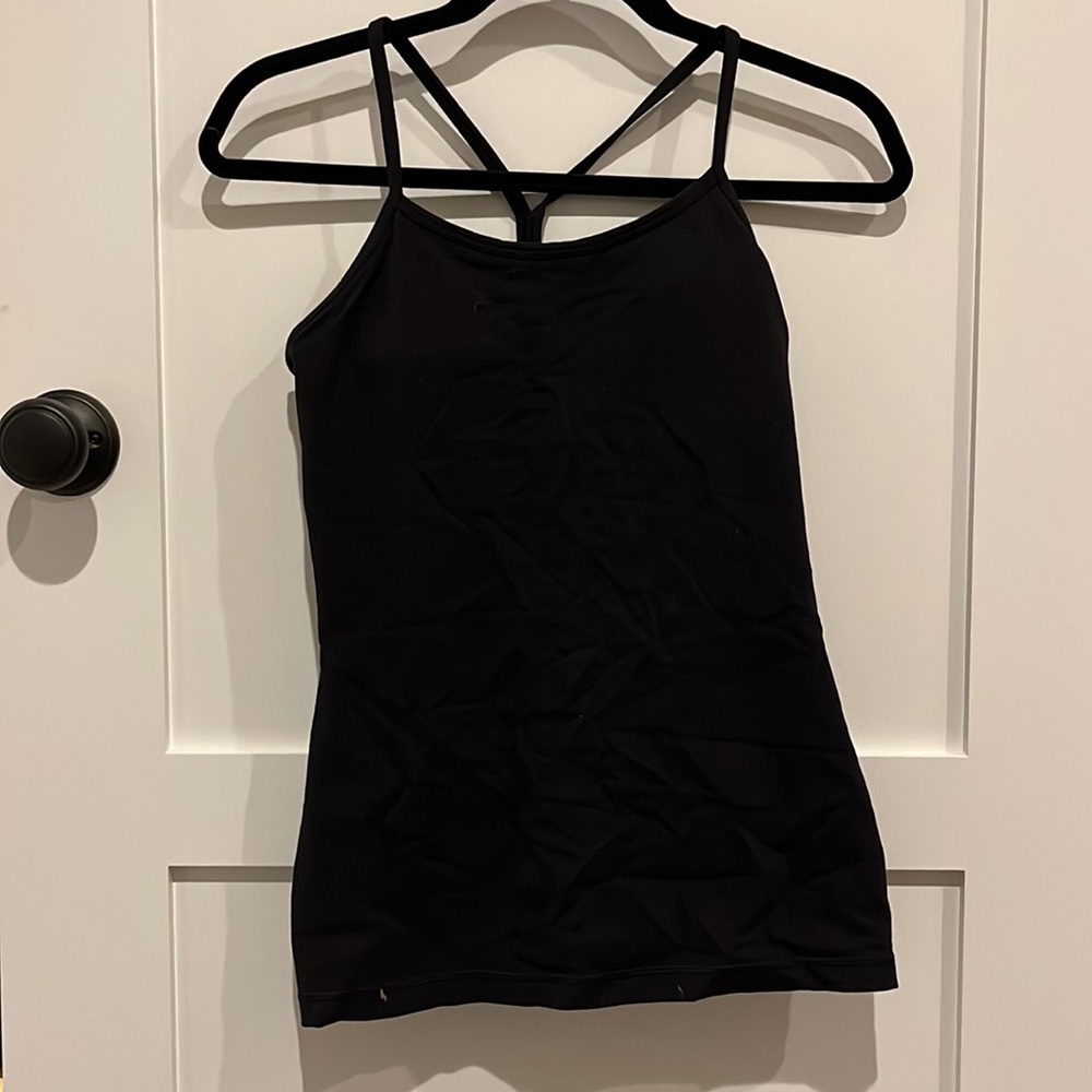 Lululemon power Y tank with pads!